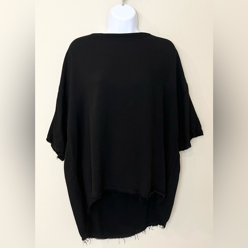 Black Relaxed Fit Top - Picture 2 of 3